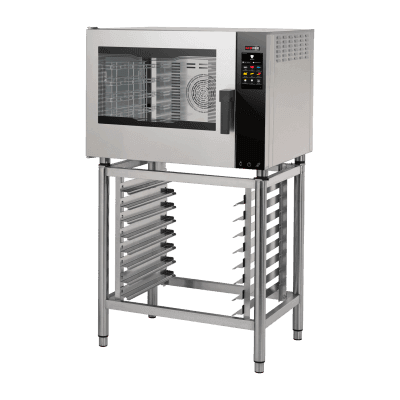 Cuptor cu convecție electric abur direct ecran tactil color ușă cu balamale stânga 5x GN 1/1 - MPDN 0511 EL