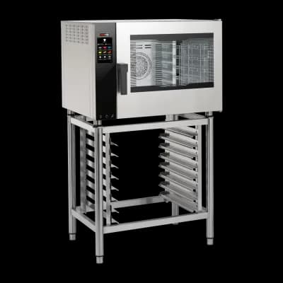 Cuptor cu convecție electric versiune întărită abur direct ecran tactil color curățare automată ușă cu balamale dreapta 5x GN 1/1 - MPDN 0511 X ERAM