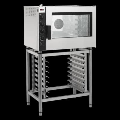 Cuptor combi convecție abur electric 5x GN 1/1 electromecanic, abur direct 400 V - EPM 0511 E