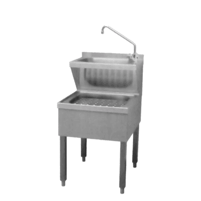 Chiuvetă curățenie cu robinet și picioare 60 cm - VKN 60 B