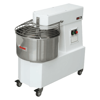 Malaxor spiral cu frământător 1 viteză cap fix 20 l 400 V - HTF 20 T