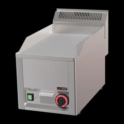 Plită 32x48 electrică crom durabil canelată fără dulap 230 V - FTRC 30 EL