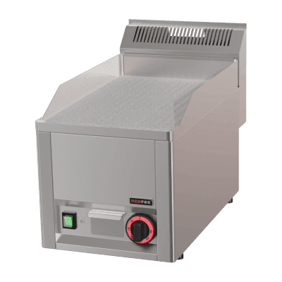 Plită 32x48 electrică crom durabil canelată fără dulap 230 V - FTRC 30 EL