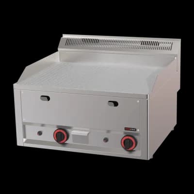 Plită gaz crom durabil combinată 65x48 fără dulap - FTHRC 60 GL