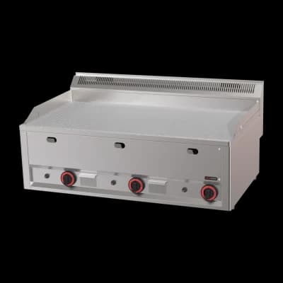 Plită gaz crom durabil combinată 97x48 fără dulap - FTHRC 90 GL