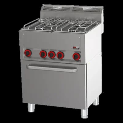 Mașină de gătit combinată cu cuptor electric cu convecție GN 1/1 - 4x arzător - SPT 60 GL