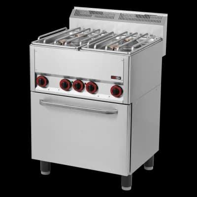 Mașină de gătit combinată cu cuptor electric cu convecție GN 1/1 - 4x arzător - SPT 60 GLS