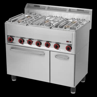 Mașină de gătit combinată cu cuptor electric cu convecție GN 1/1 - 5x arzător - SPT 90/5 GLS