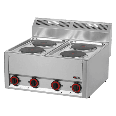 Mașină de gătit electrică 4x plită fără dulap 400 V - SP 60 ELS