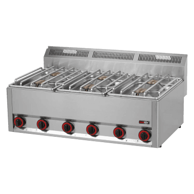 Mașină de gătit pe gaz 6x arzător fără dulap - SP 90 GLS