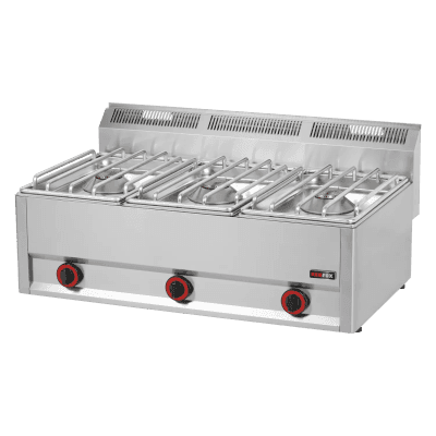 Mașină de gătit pe gaz 3x arzător fără dulap - SP 90/3 GLS