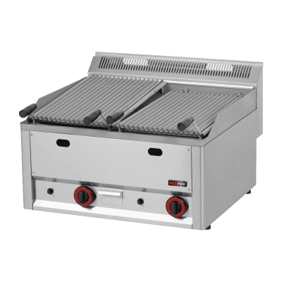 Grătar lavă pe gaz dublu 2x 31x48 fără bază - GL 60 GL