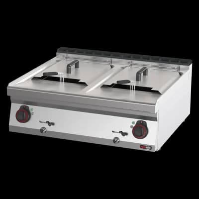 Friteuză electrică 2 coșuri 0,96 kW/l, 13+13 l fără dulap 400 V - FE 70/08 E