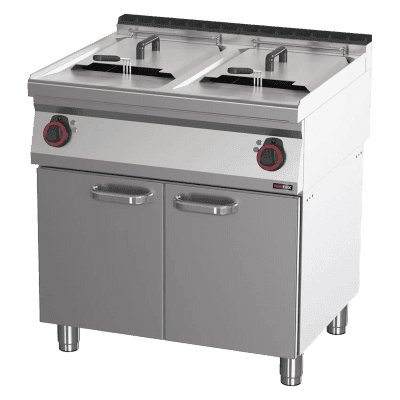 Friteuză electrică 2 coșuri 0,8 kW/l, 17+17 l pe dulap 400 V - FE 70/80 E