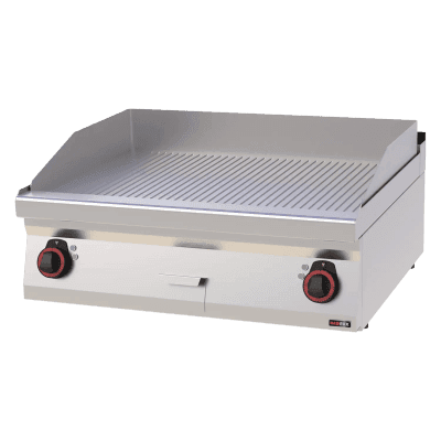 Plită 80x51 electrică cu caneluri fără dulap 400 V - FTR 70/08 E