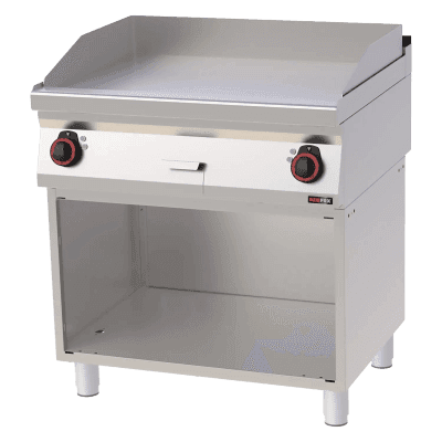 Plită 80x51 electrică cromată netedă pe dulap deschis 400 V - FTHC 70/80 E