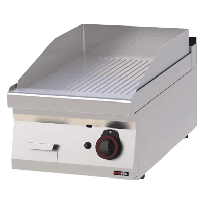 Plită 40x51 gaz cromată canelată fără dulap - FTRC 70/04 G