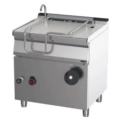 Tigaie basculantă manuală electrică 50 l fund din oțel compozit - BR 70/80 E