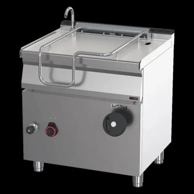 Tigaie basculantă manuală electrică 50 l fund din inox - BR 70/80 E/N