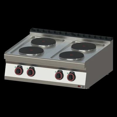 Mașină de gătit electrică 4x plită fără dulap 400 V - SP 70/08 E