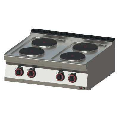 Mașină de gătit electrică 4x plită fără dulap 400 V - SP 70/08 E