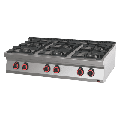 Mașină de gătit pe gaz 6x arzător ECO fără dulap - SPB 70/012 G