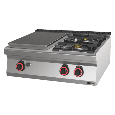 Mașină de gătit pe gaz plită solidă 3x arzător fără dulap - STP 70/08 G