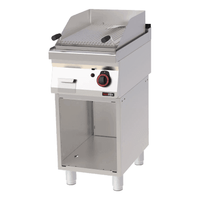 Grătar cu pietre de lavă pe gaz 52x36 pe dulap deschis - GL 70/40 G