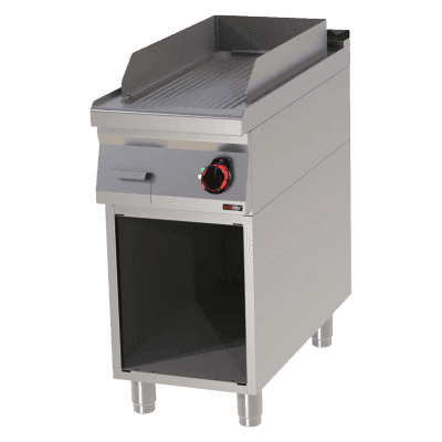 Plită electrică 31x65 striată pe dulap deschis 400 V - FTR 90/40 E