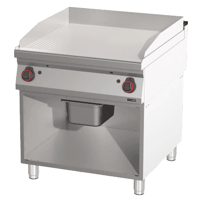 Plită netedă/canelată - FTHR 90/80 G