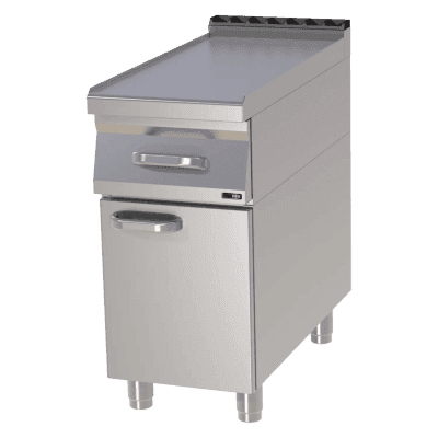 Blat de lucru 40x83 - 1x sertar GN 1/1, 1x ușă - PP 90/40 D