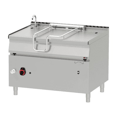 Tigaie basculantă automată pe gaz 120 l cu fund din oțel - BRM 90/120 G