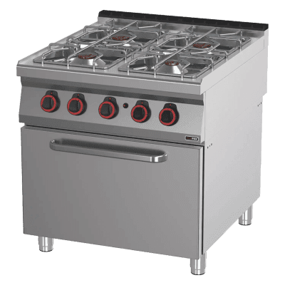 Mașină de gătit pe gaz cu cuptor 2/1 - SPT 90/80 21 G