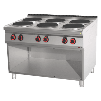 Mașină de gătit electrică 6x plite - SP 90/120 E