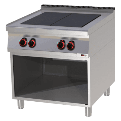 Mașină de gătit electrică 4x plită pe dulap deschis 400 V - SPL 90/80 E