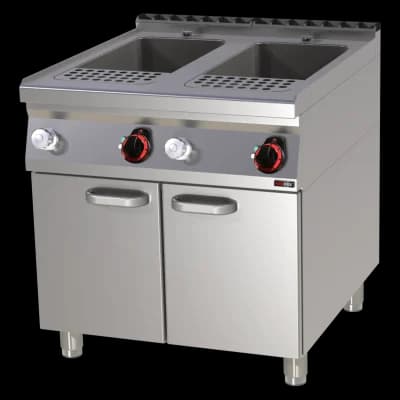 Aparat de fiert paste electric 33 + 33 l cu dulap 400 V - VT 90/80 E