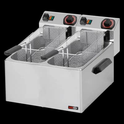 Friteuză pentru pește electrică 2 coșuri 0,43 kW/l, 8+8 l de masă 230 V - FE 88