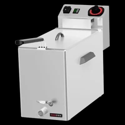 Friteuză pentru pește electrică 0,43 kW/l, 8 l blat robinet scurgere 230 V - FE 08 V