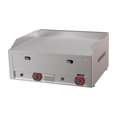 Plită Fry Top 65x48 gaz crom durabil netedă blat - FTHC 60 G