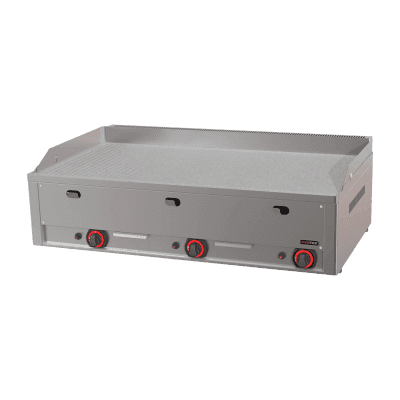 Plită Fry Top 97x48 gaz crom durabil combinată blat - FTHRC 90 G