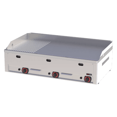 Plită fry-top 97x48 gaz combinată blat - FTHR 90 G