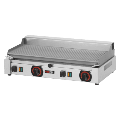 Plită fry-top electrică canelată de banc 230 V - PD 2020 RB