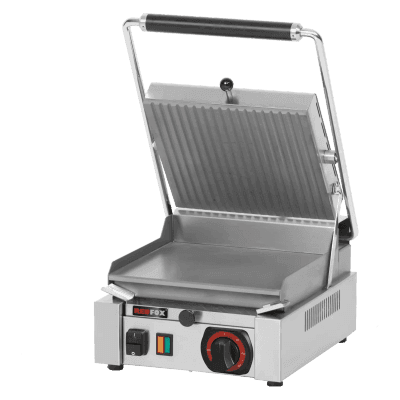 Grătar panini neted electric placă superioară canelată 26x24 230 V - PS 2010 L
