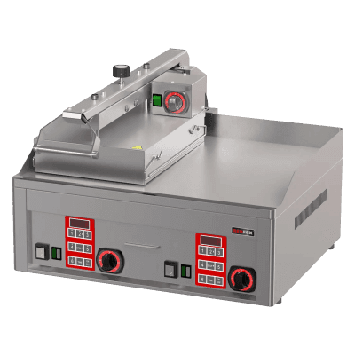 Grătar semiautmat pentru friptură crom durabil - KDA 63 ED