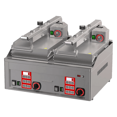 Grătar semiautmat pentru friptură crom durabil - KDA 66 ED