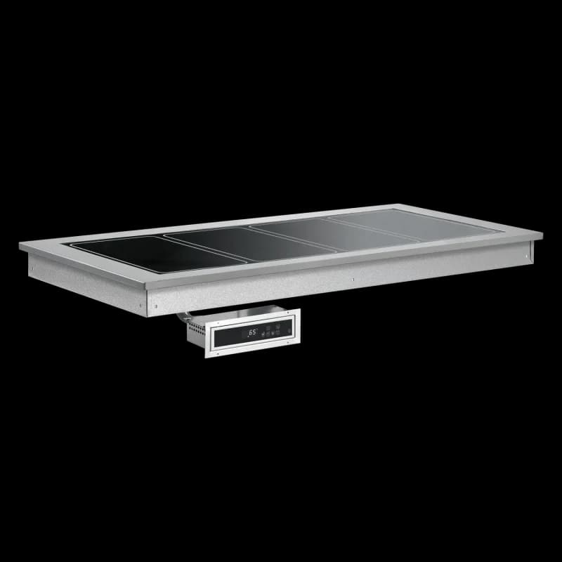 Unitate de servire încălzită, sticlă ceramică GN 3-1/1 drop-in