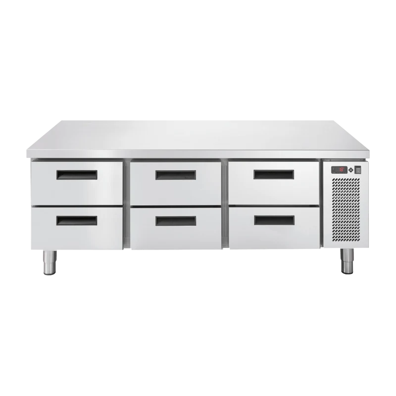 Banc frigorific liniar electric GN 1/1 placă KIT 3x2 sertare