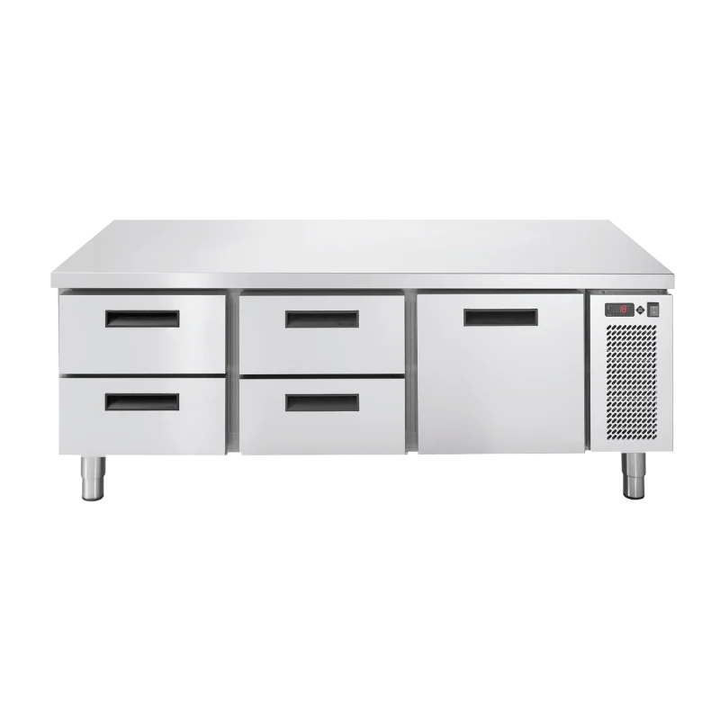 Banc frigorific liniar electric GN 1/1 placă KIT 2x2+1 sertare