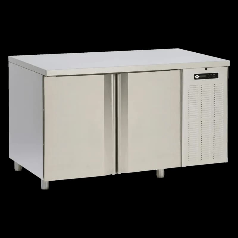 Banc de congelare GN 1/1, 2 uși, fără panou antistropi, oțel inoxidabil 230 V