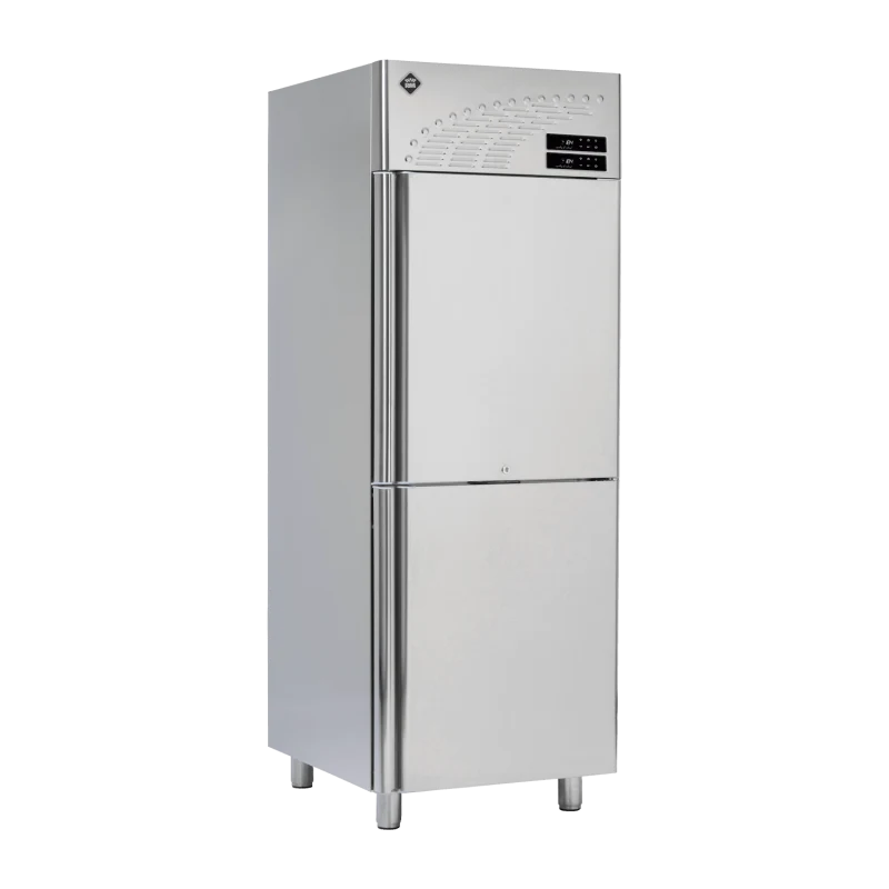 Dulap frigorific/congelator 2x 280 l, ușă dublă GN 2/1, inox